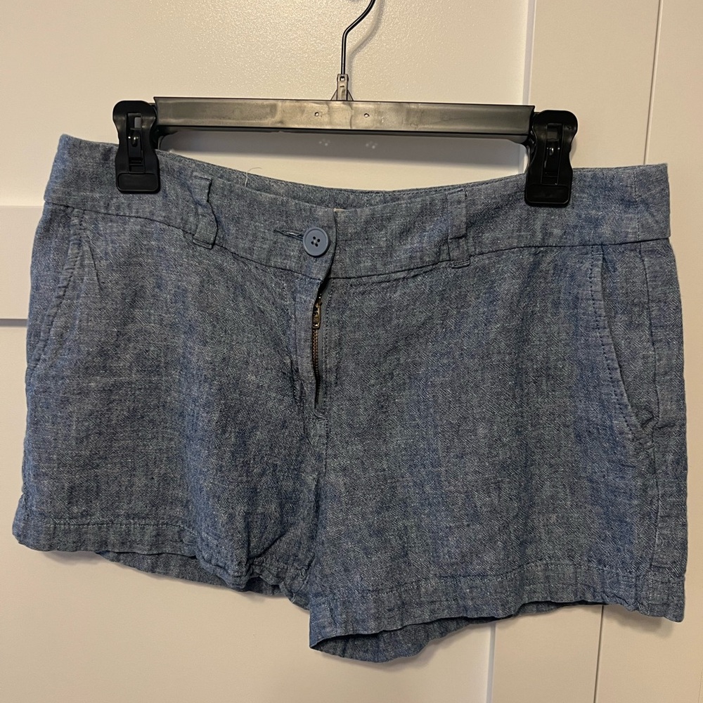 LOFT Blue Women's linen Shorts